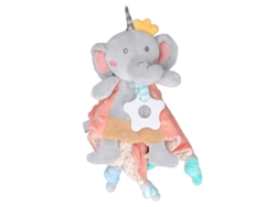 Suave Manta De Seguridad Para Bebés, Chupete De Elefante, Juguete Táctil Para La Dentición, Relajante.