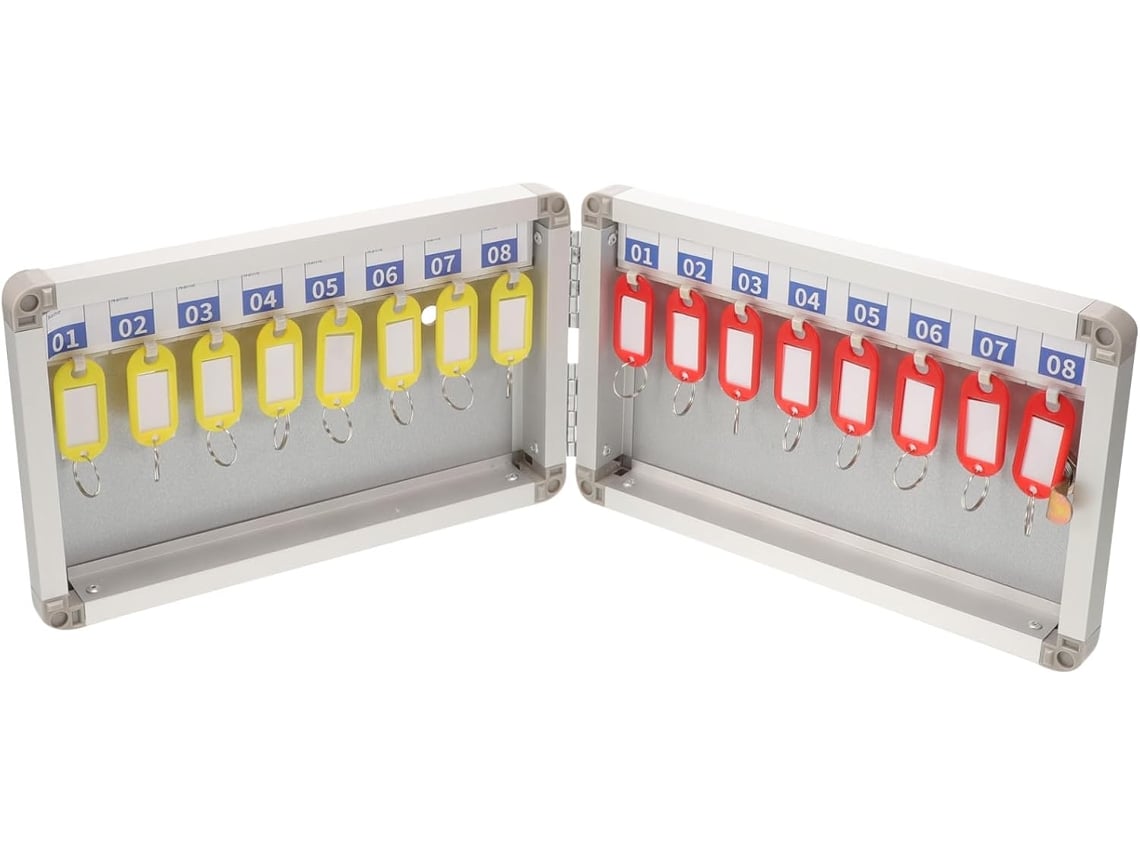 Caja De Seguridad Para Llaves Montada En La Pared Con Portatarjetas, Práctica Capacidad De Almacenamiento En La Pared.