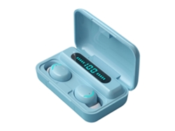 Auriculares Bluetooth True Wireless Nuevo Smiley Sports Touch pantalla digital último Tws Wireless Sky Blue