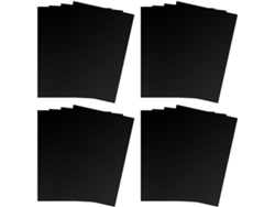 16 Paneles Magnéticos De Pvc Negro Para Ventanas De Garaje, No Requieren Perforación.