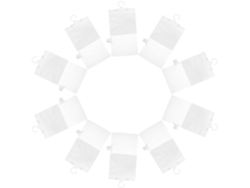 Paquete De 10 Bolsitas Deshumidificadoras Colgantes Reutilizables Para Armarios, Desecantes