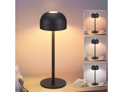 Lámpara de mesa LED inalámbrica, táctil y regulable, con 3 temperaturas de color, USB, Nettlife