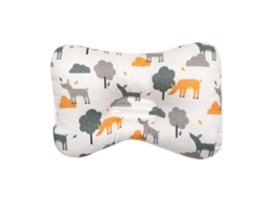 Almohada para la cabeza antisesgos para bebés, adecuada para bebés de 0 a 3 meses. SIURN pequeño zorro
