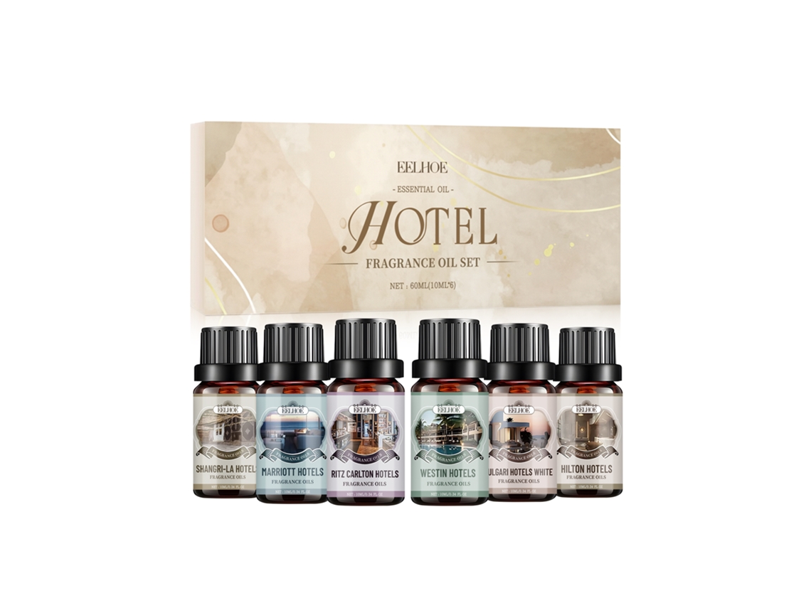 Set de regalo de aceites esenciales de aromaterapia para hoteles