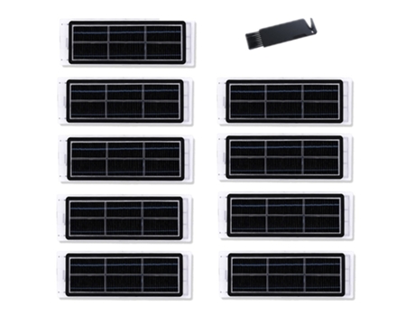 10 piezas de filtros de carbón activado para aspiradora compatibles con Xiaomi Roborock S50 S51 S55 S6, accesorios para Robot aspirador