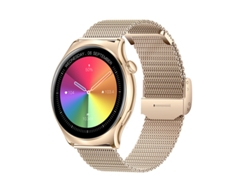 SHAH ARPAN i101 Podómetro Monitoreo del ritmo cardíaco Presión arterial Reloj inteligente deportivo multifuncional Acero dorado