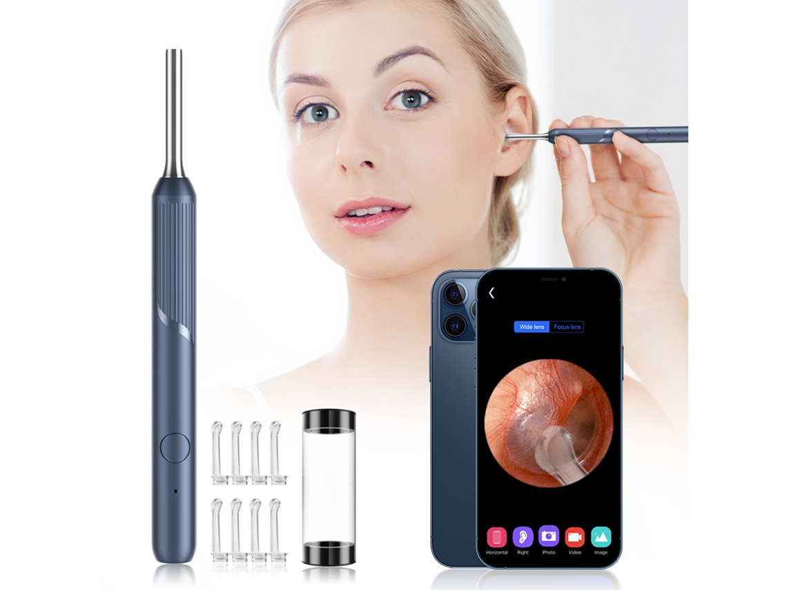 Jingke Cuchara De Oído Wifi Estándar De Ee. Uu. Ht-p20 Herramienta De Eliminación De Cerumen Auditivo Otoscopio Inalámbrico Con Cámara