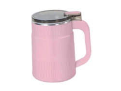 Molinillo de café eléctrico ligero para granos secos, ideal para viajes, picnics y acampadas, color rosa. GOKOCO