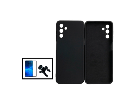 Kit De Película De Vidrio Templado De Cubierta Completa 5D Soporte Magnético De Coche Reforzado Con Silicona Líquida Para Samsung Galaxy A13 5G - N...