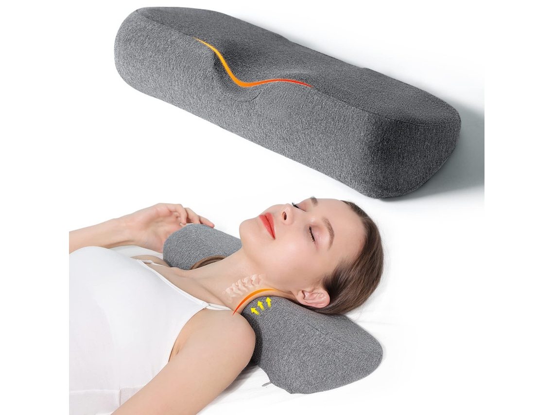 Almohadas Cervicales Para Aliviar El Dolor Al Dormir, Almohada De Soporte Cervical De Espuma Viscoelástica