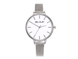Elegante Reloj De Cuarzo De Moda Para Mujer Con Correa De Malla Informal - Regalo (beige)