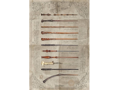 Póster GF Harry Potter Varitas (61x91.5 cm)
