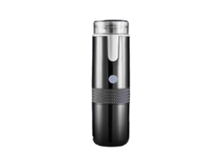 Cafetera portátil 2 en 1, diseño compacto, carga tipo C. Mdug