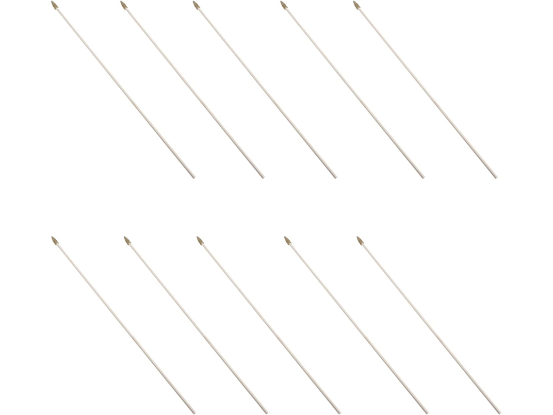 10 Mástiles Portátiles De Madera Natural Para Deportes, Fiestas, Bricolaje Y Celebraciones.