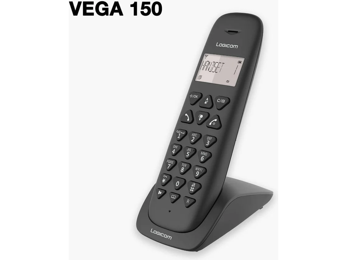 Telefone Fixo LOGICOM Vega 150 Preto