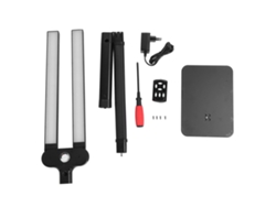 Lámpara De Escritorio De Arquitecto Con Reloj, Lámpara De Mesa Led Con Control Remoto, Lámpara De Doble Cabezota Para Hogar Y Oficina, Lámpara Alta