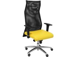 Silla Ejecutiva PYC Sahuco  Amarillo (Brazos Ajustables - Malla)