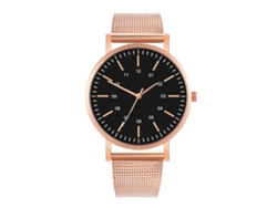 Reloj De Moda Para Hombre Y Mujer, Correa De Malla, Esfera Redonda, Movimiento De Cuarzo, Para Parejas.