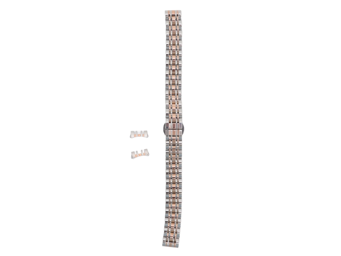 Pulsera De Reloj Ajustable De Acero Inoxidable Con Cierre De Mariposa Para Hombres Y Mujeres, 0,55 Pulgadas.