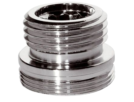 Adaptador de Metal para Reducción de Grifo de Agua, Macho de 24mm a Macho BSP de 1/2 Pulgada