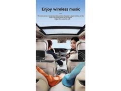 Receptor Bluetooth 5.3 para coche con cancelación de ruido y adaptador auxiliar Bluetooth. Receptor de música Bluetooth para el hogar. Rosewell