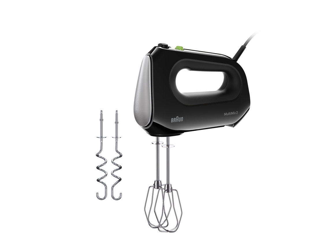 Batidora BRAUN Multimix 2 HM 2110 + Accesorio (500 W - 4 velocidades - Negro)