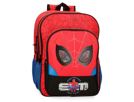 Mochila Escolar DISNEY (30 x 40 x 13 - Poliéster - Rojo)