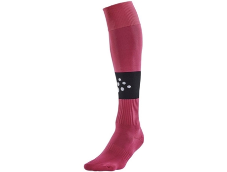 Calcetines para Hombre CRAFT Squad Contrast Rosa para Fútbol (EU 37 - 39)