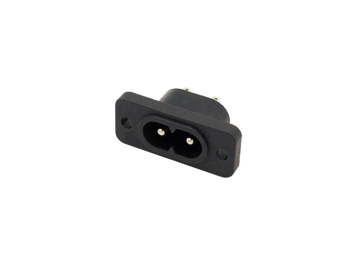 Conector Cable C8 Iec 320 C8 Ac250V 2.5A 2 Pines LEDBOX
