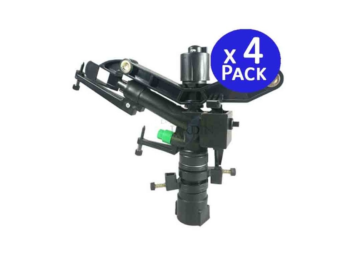 Cañon de Riego Kraus Ajustable 1 15 a 21 Metros SUINGA Pack 4 SUINGA