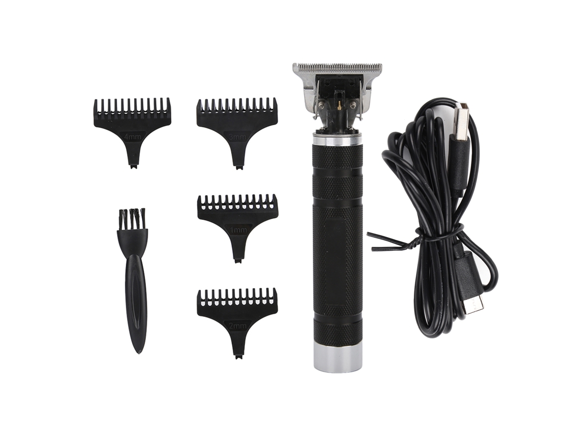 Tijeras eléctricas recargables de alta velocidad con protección contra el sol (modelo 2026) para barberías y salones de belleza (negras).