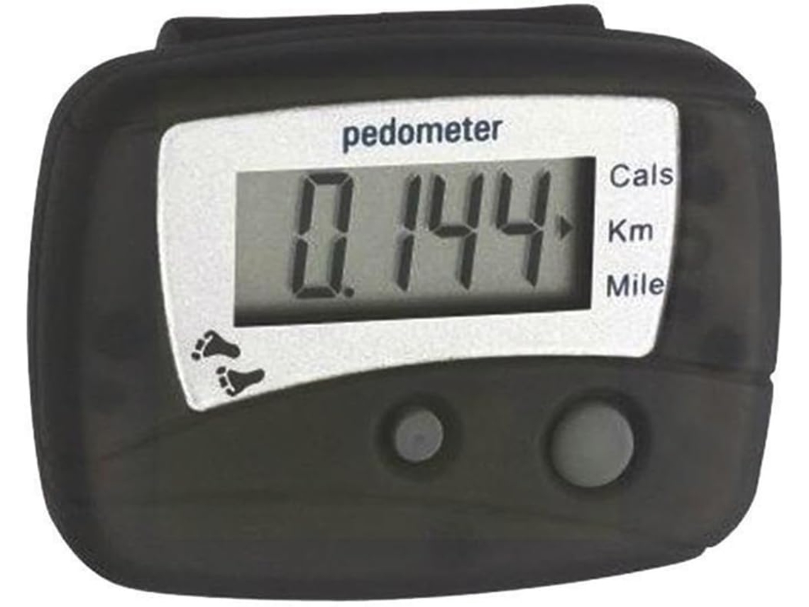Podómetro Numérico Portátil Negro Con Pantalla Lcd Multifunción, Contador De Calorías La Marche Es