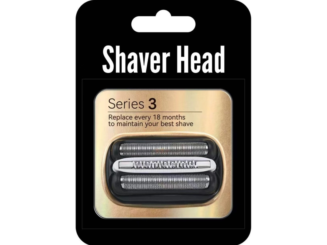 Cabeça Compatível Braun Série 3 32b, para Modelos 3000s 3010s 3020s, Reposição Acessório Barbeador Elétrico STELASPLEN