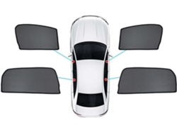 Parasol De Verano Para Ventanas Delanteras Y Traseras Del Kia K2 Sedán 2011-2016 (parabrisas Trasero).