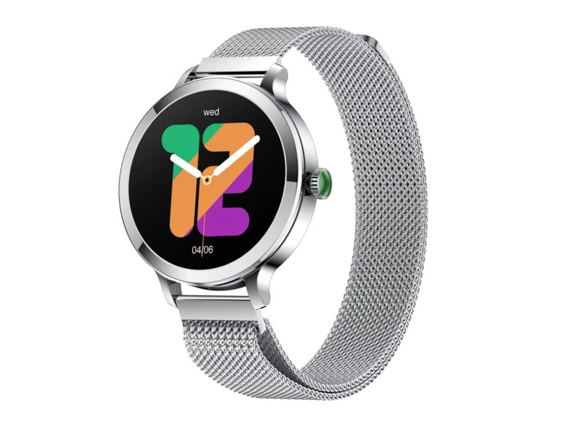 Smartwatch para mujer con pantalla AMOLED de 1.106 pulgadas, compatible con Android e iOS, resistente al agua, IP68 y rastreador Yizhood.