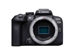 Cámara Fotográfica CANON EOS R10 (Negro - 24.2 MP - Sensor: APS-C - ISO: 100 a 32000)