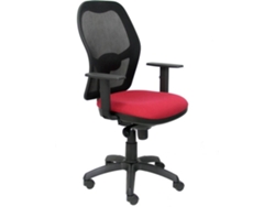 Silla de Escritorio Operativa PYC Jorquera Rojo N (Brazos Ajustables - Malla)