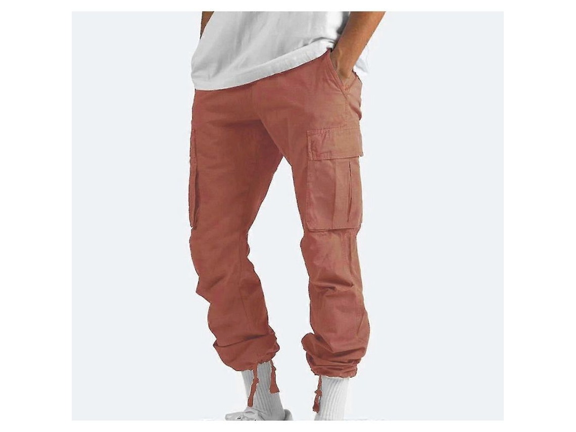 Pantalones Cargo Casuales De Invierno Para Hombre Con Múltiples Bolsillos Para Entrenamientos Al Aire Libre.