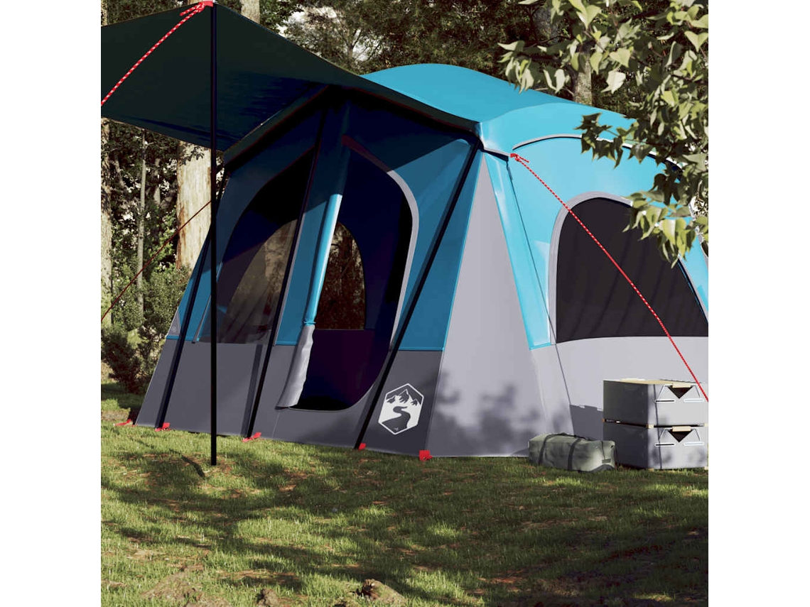 Tienda De Campaña Para 5 Personas Impermeable Azul