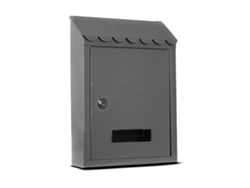 Buzon exterior SBL gris de metal para paqueteria correo de pared