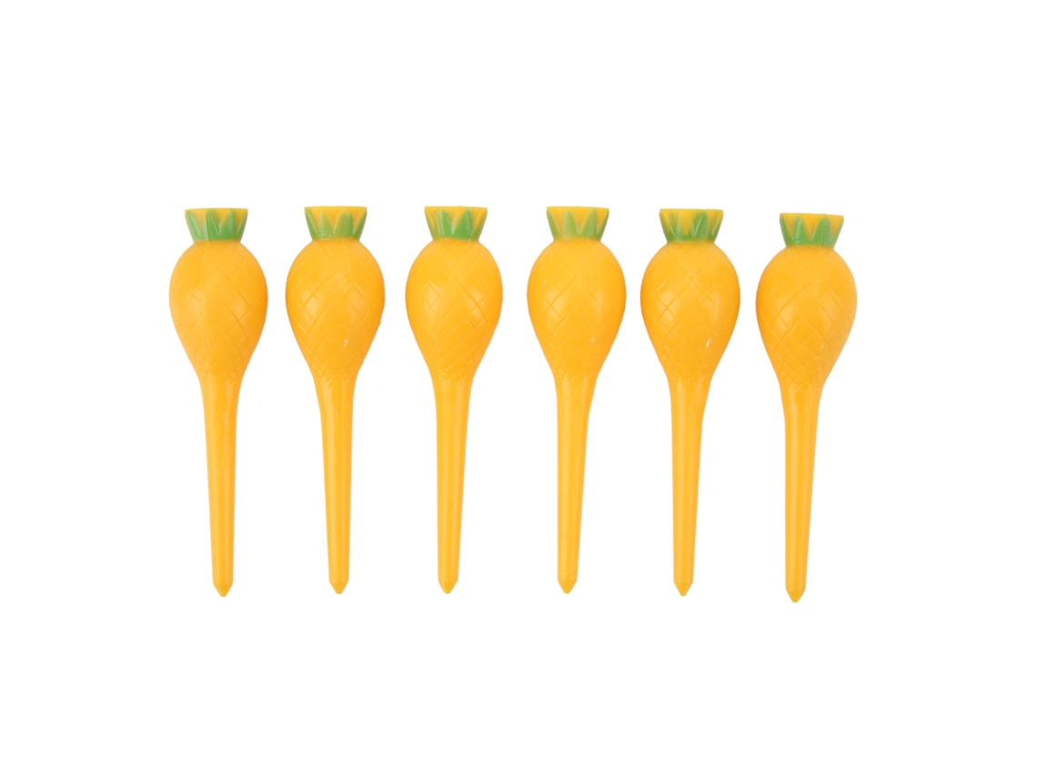 6 Palos De Golf De Plástico Con Forma De Piña De Dibujos Animados, Profesionales, Para Práctica Y Entrenamiento.