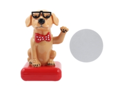 Adorable Adorno De Perro Colgante Con Energía Solar Para Coche, Hogar, Mesa O Como Accesorio Decorativo.