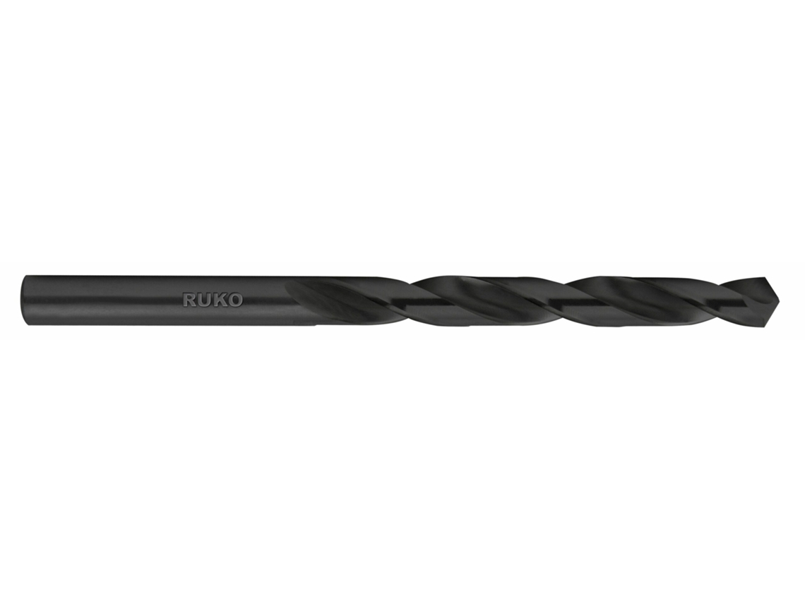 RUKO-214087S-Pack de 10 brocas helicoidales DiN 338 tipo N HSS-G (Ø 8.7 mm)
