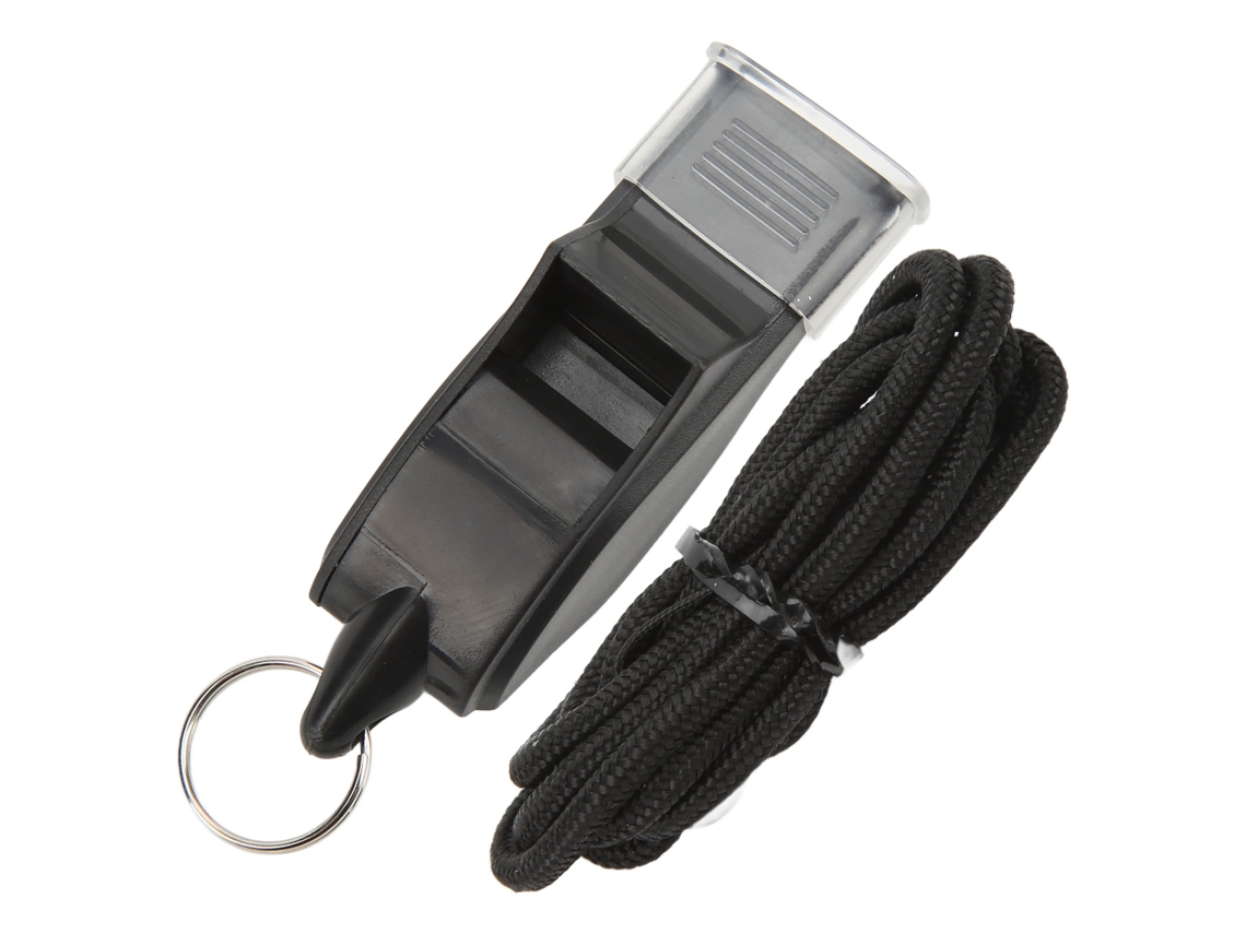 Silbato Deportivo Abs Con Sonido Fuerte Y Claro Y Cordón Para Entrenamiento Al Aire Libre Y Control De Tráfico.