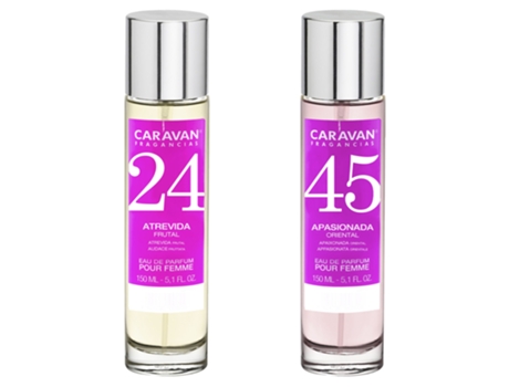 Set de 2 perfumes para mujer Nº45 y Nº 24 CARAVAN