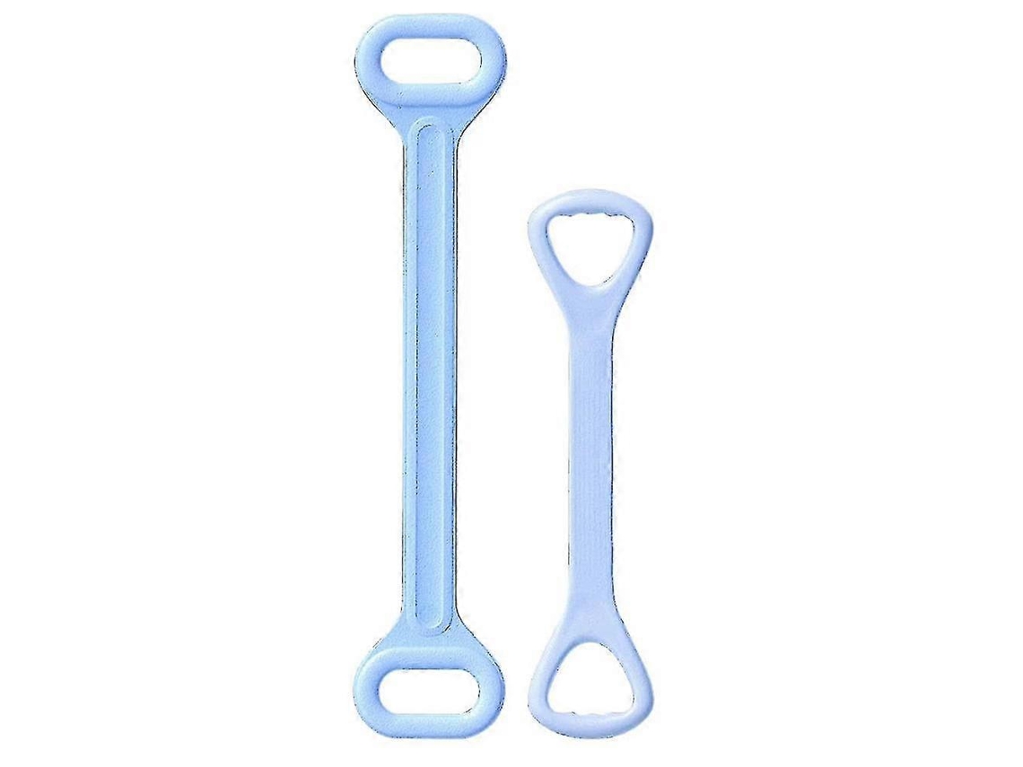 Banda elástica azul para entrenamiento de espalda y ejercicios musculares