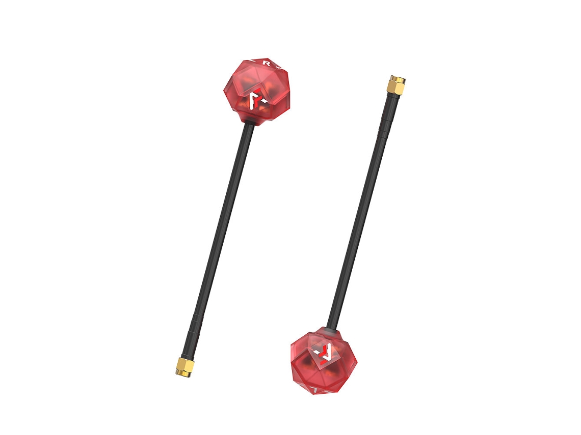 3 Antenas Axisflying Prism V2 100mm Fpv Largo Alcance 5.8g Lhcp/rhcp Alta Ganancia 5dbi Lds Señal Estable Sma 60-150mm Drones Rc Fpv