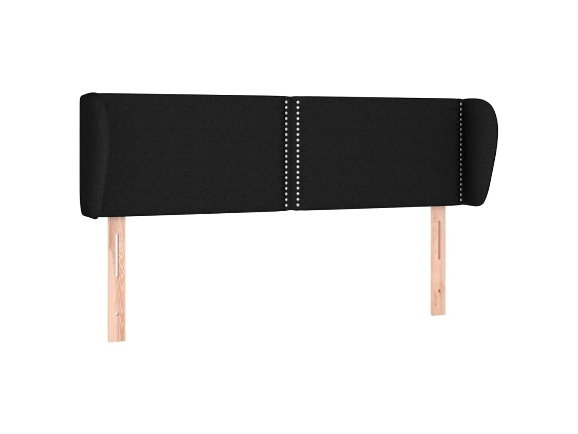 Maison Exclusive - Cabecero De Tela Negro 147x23x78/88 Cm