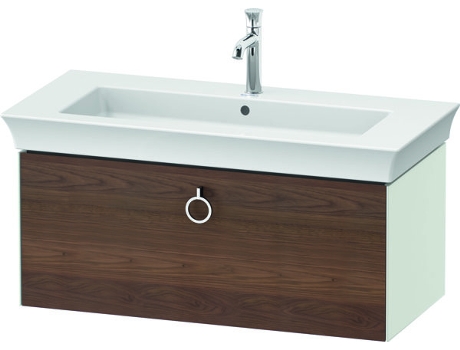 DURAVIT Tulip blanco, mueble de lavabo colgado en la pared, ancho 984 x fondo 458mm, con 1x extraíble, con tirador, WT42520