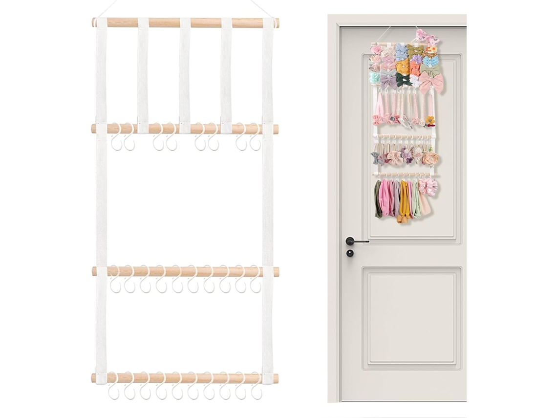 Organizador de gomas para el pelo, organizador de accesorios para el pelo, soporte para collares con calibre 30 Gokoco